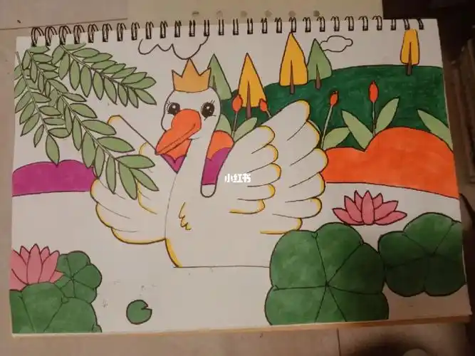 动物场景简笔画