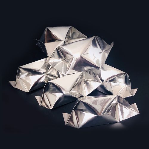 元宝半成品锡箔纸品包半成金纸批发金元宝折纸手工折纸