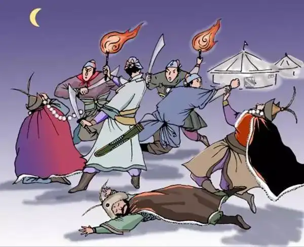 历史故事班超出使西域