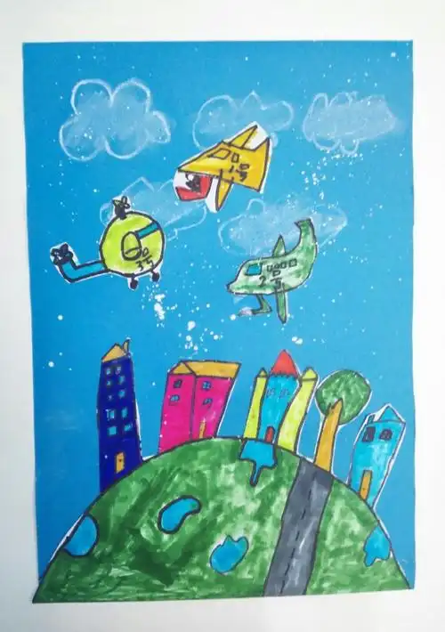 提升班《蓝天白云好风景》