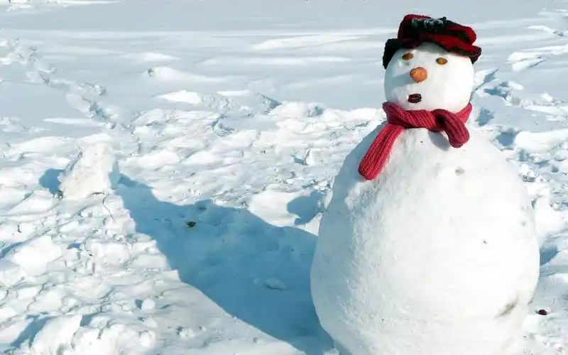冬季,冬天,雪人,风景,壁纸冬季雪人桌面壁纸