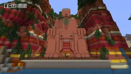 乐山大佛,脚下是西游记师徒四人▲熊猫建筑▲山间巨龙▲西游记师徒