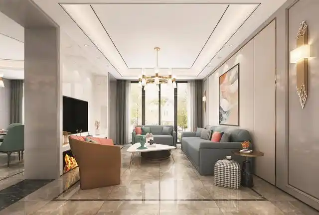 高颜值绝美,莫兰迪色系现代轻奢风,高级雾霾蓝超有范