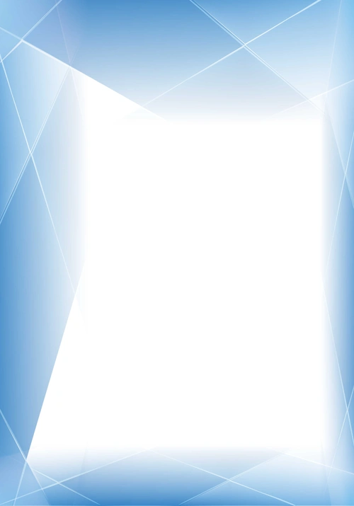 蓝色边框背景模版