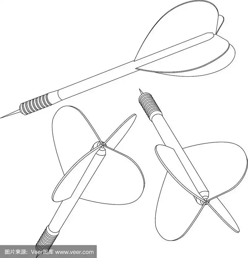 飞镖轮廓图标