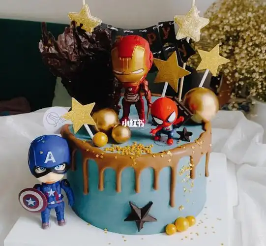 漫威蛋糕复仇者联盟钢铁侠蛋糕