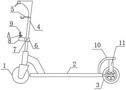 一种具有防盗功能的电动控制滑板车的制作方法