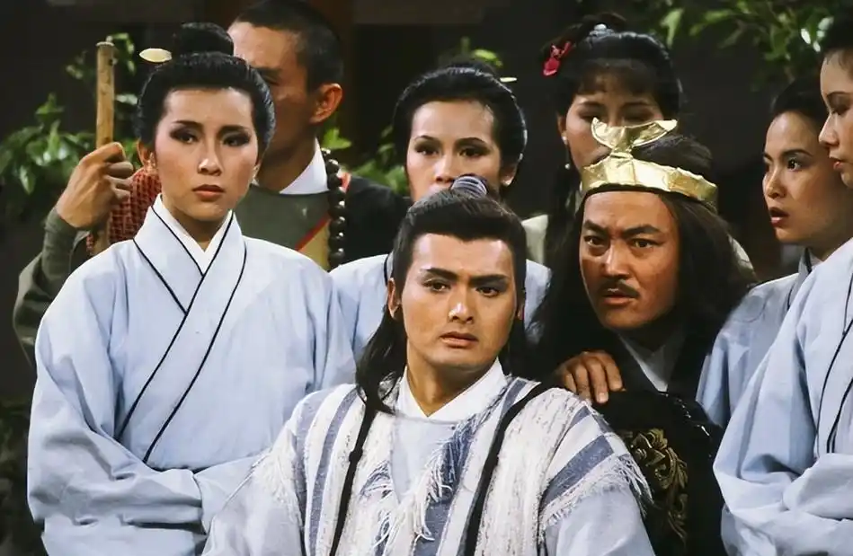 周润发版笑傲江湖剧照有槽点仪琳是道姑造型