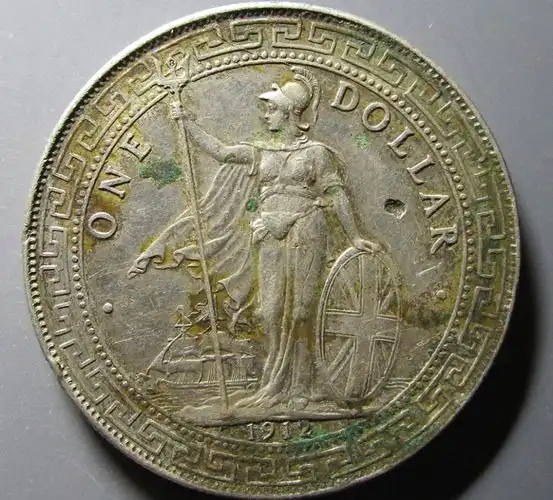 1912年英国one-dollar站洋壹圆