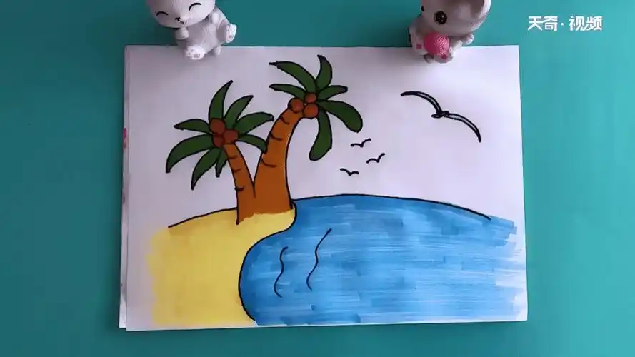 画大海的简笔画画大海的简笔画怎么画