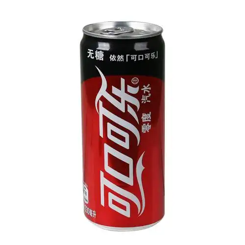 可口可乐零度330ml*8罐 无糖可乐碳酸汽水饮料 多省包邮