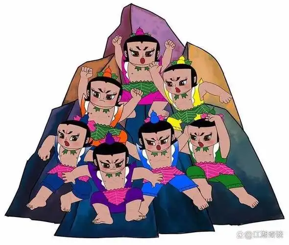 从前有一个小村庄,村庄里住着七个葫芦娃兄弟.