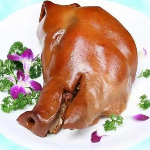 新鲜现杀土猪猪头猪头肉半只猪头猪脸劈半猪头带耳猪头带骨猪头新鲜