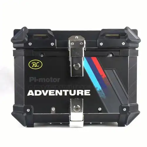 摩托车电动车铝合金尾箱带贴花款