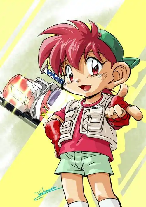 星马烈ー诞生祝ー|なも的四驱兄弟插画图片