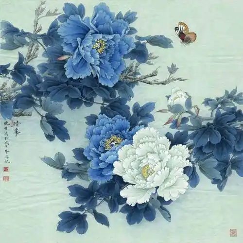 0043_李晓明牡丹工笔画高清图专辑jpg-清华_7795x7795px_jpg_300dpi