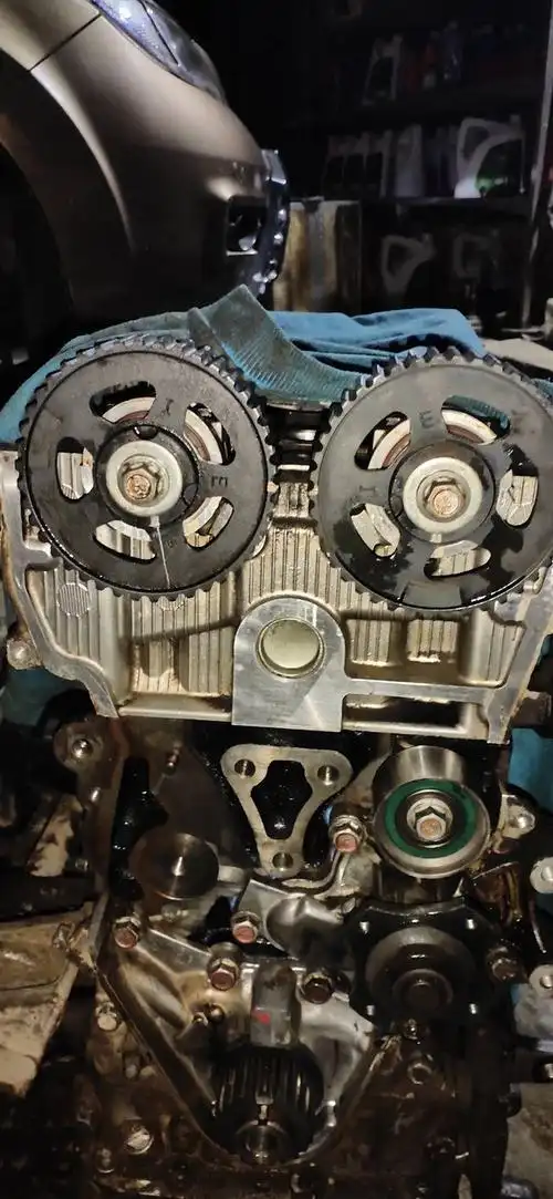 12款比亚迪s6,2.0升发动机正时怎么对?