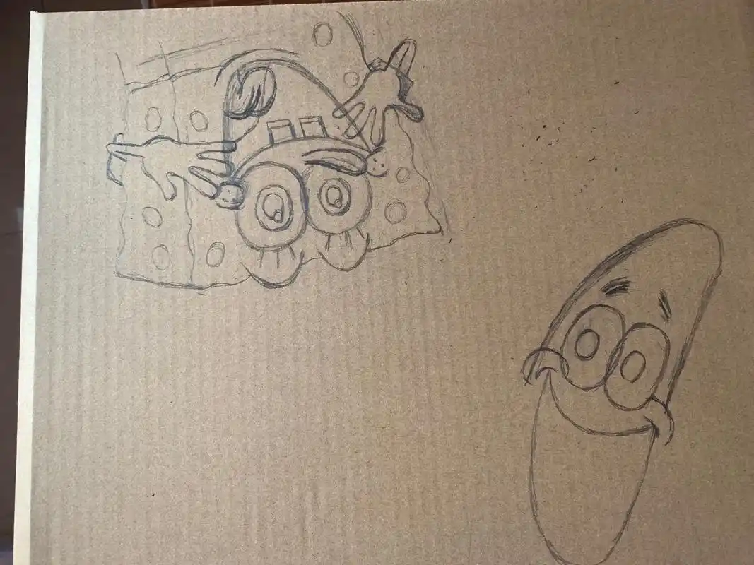 给闺蜜画的生日礼物盒(附:细节图 #手绘礼物 #画画96   - 抖音