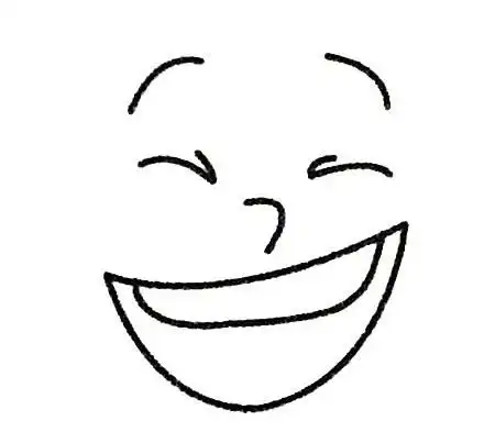 人物表情简笔画的画法步骤