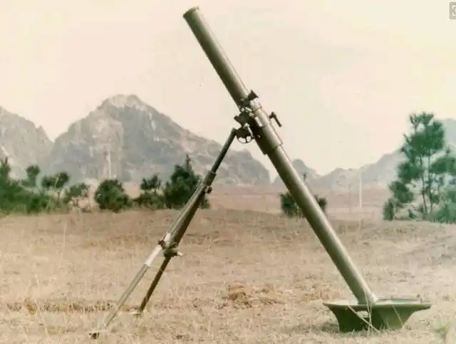 日军90毫米迫击炮战场上的杀手锏一炮摧毁日军坦克