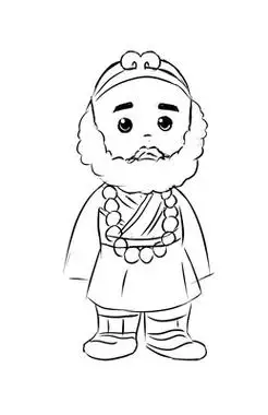 儿童简笔画沙和尚的简单画法_西游记简笔画_亲子简笔画大全西游记人物