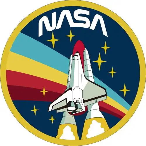 旧版nasa美国国家航空航天局标志贴纸汽车电动车手机贴汽车装饰贴