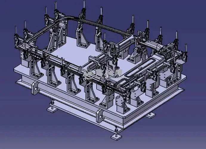 回转式手动焊接夹具