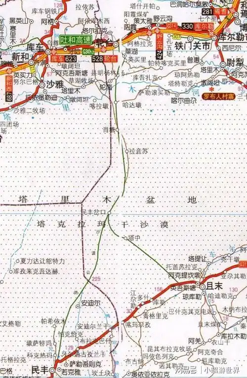 新疆轮台县这里是塔克拉玛干沙漠公路起点还是西气东输起点