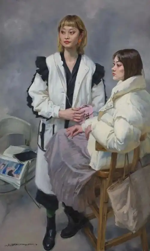 人像油画作品欣赏,于小冬人物作品集