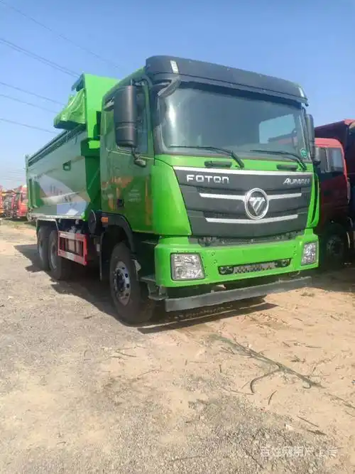 20年二手欧曼自卸车 5.6米大箱 336马力