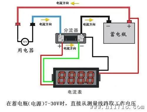 056高亮红蓝绿黄10a20a30a50a100a300a需配分流器使用