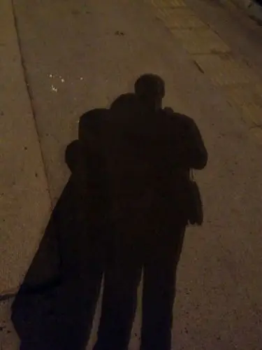 晚上一起压马路