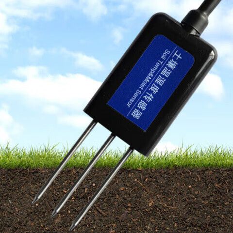 oloey土壤温湿度传感器水分电导率ph盐分变器农业大棚氮磷钾肥力检测