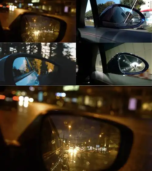 汽车后视镜车窗外_3840x2160_高清视频素材下载(编号:6435059)_实拍