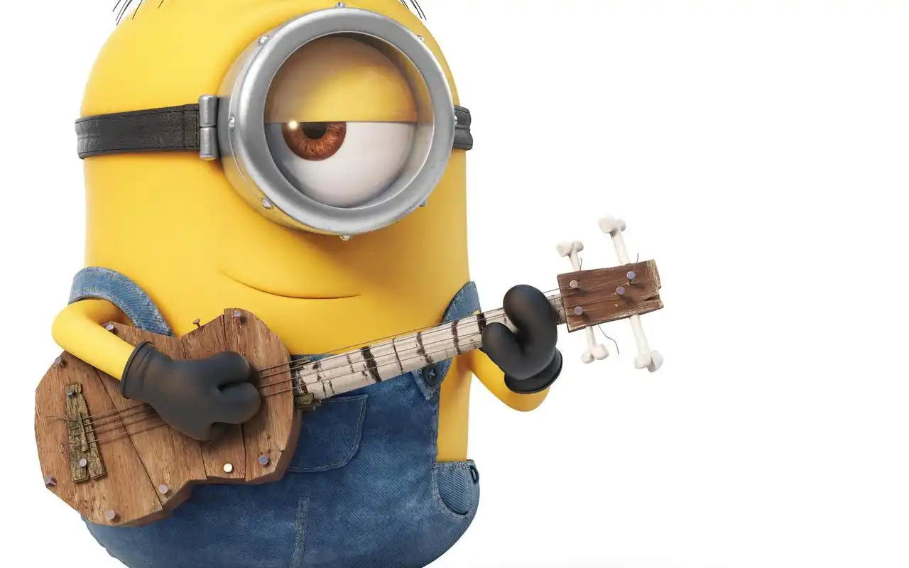 可爱呆萌的小黄人卡通图片壁纸