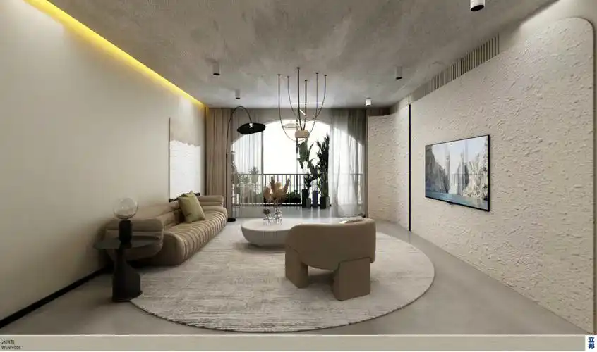 立邦微水泥墙面效果