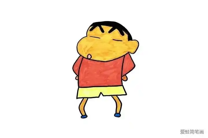 象妈喜欢穿红色短袖的蜡笔小新哦!