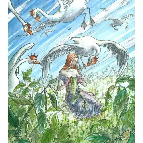 the wild swans chapter 2 野天鹅 安徒生童话 英文故事 原版