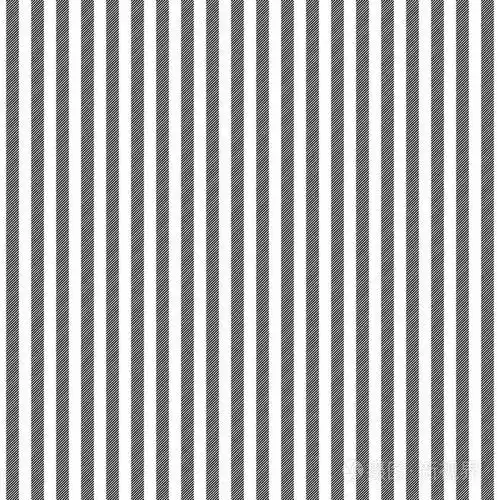 黑色白色条纹织物纹理无缝图案. 矢量图.