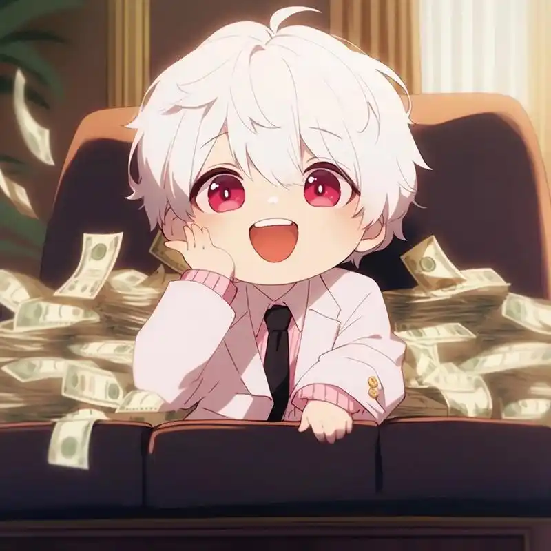 可爱小财迷情头|财富爱情和你一起拥有