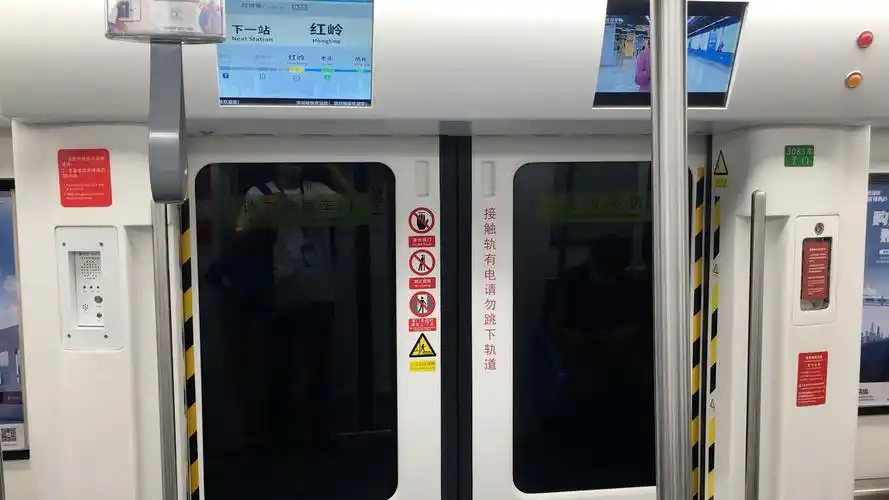 深圳地铁3号线编号308车通新岭–红岭