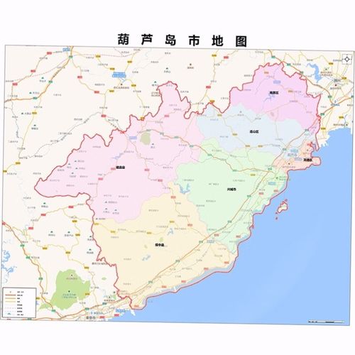 2024新款葫芦岛市地图贴图 办公室挂图 高清防水墙壁装饰画定制 地图