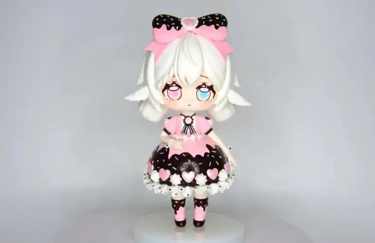 超轻粘土自制人设粘土手办