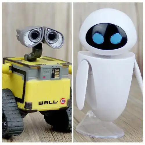 正版盒装walle机器人总动员瓦力伊娃关节可动玩偶公仔潮玩盲盒