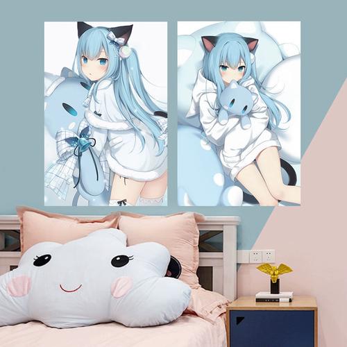猫羽雫海报墙贴画自粘壁纸少女动漫二次元墙纸宿舍房间墙壁贴纸