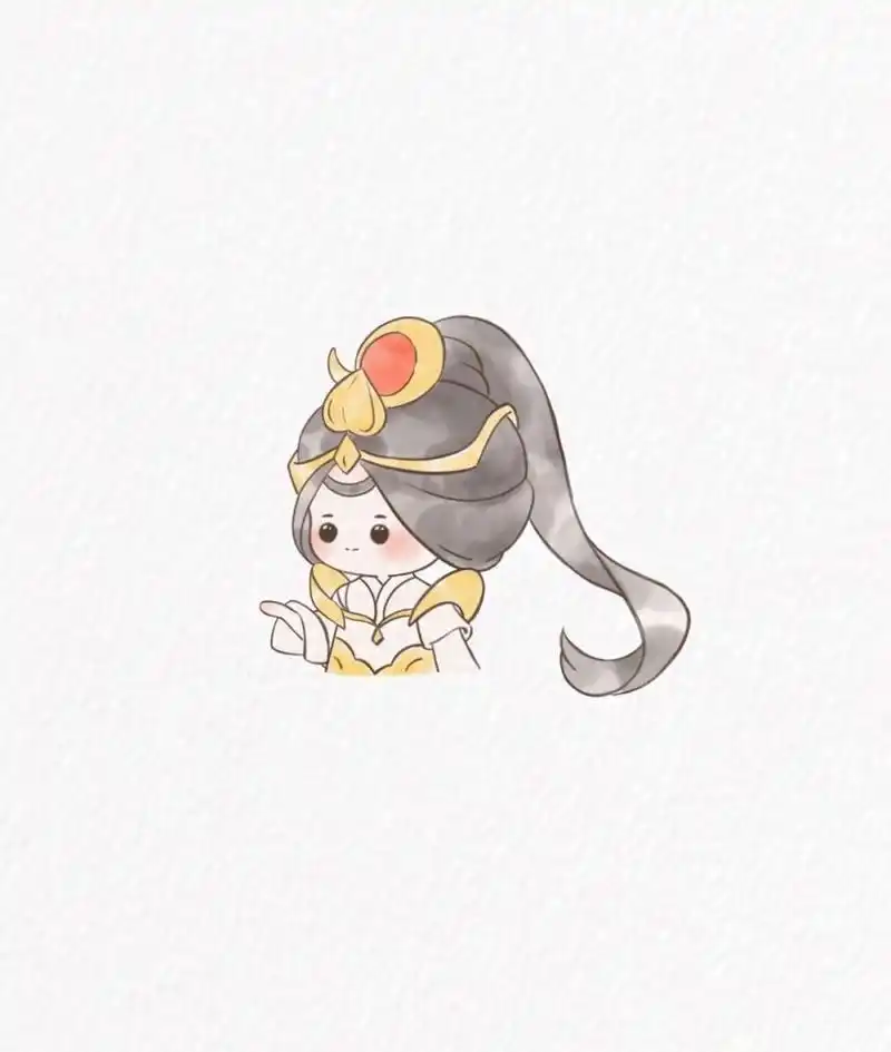 手绘简笔画|来个女娲 (附教程) 女娲的新皮肤好好看啊,而且海报超级美