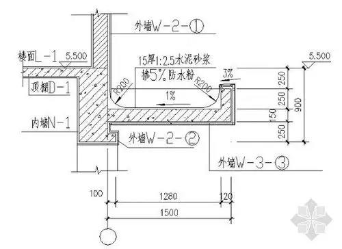 [分享]雨篷节点大样资料免费下载