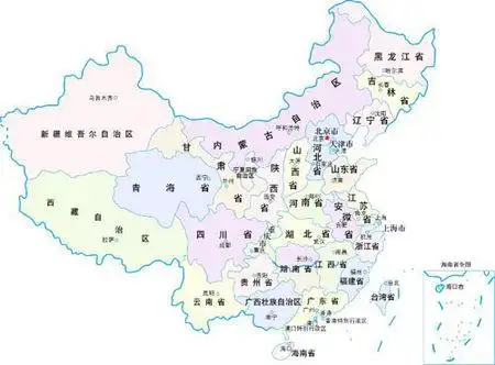 谁给一张中国地图带省名和省会名