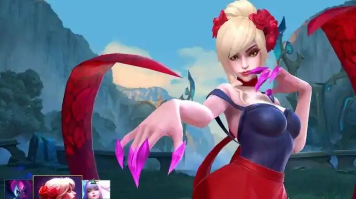 lol英雄联盟手游 探戈灵魂 伊芙琳 寡妇皮肤视频