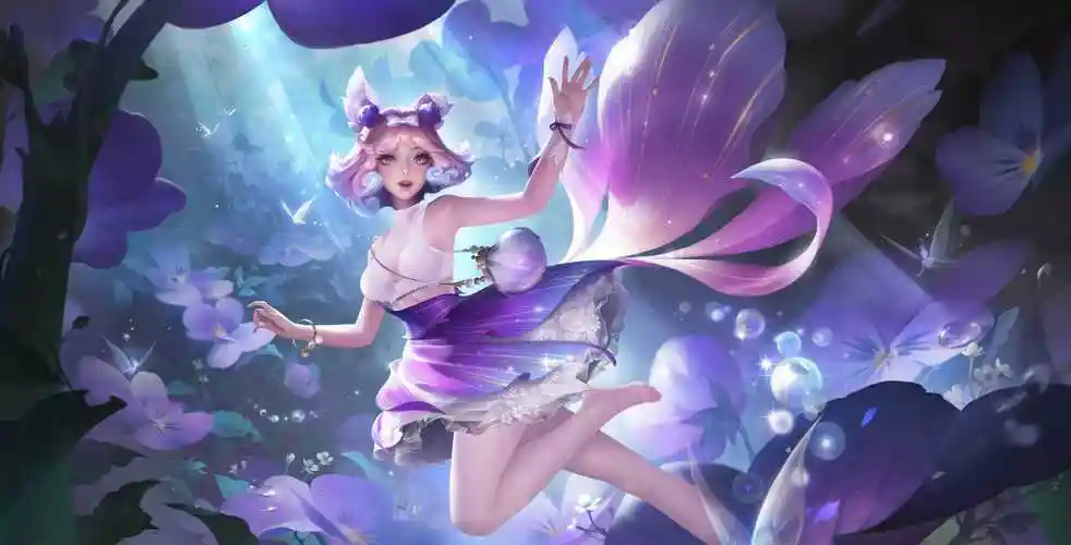 王者荣耀妲己紫罗兰之誓去掉身上多余布料高清福利大图